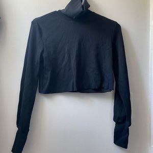 Cropped turtle neck